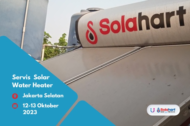 Servis solar water heater perbaikan pipa tembaga Jakarta Selatan 12-13 Oktober 2023