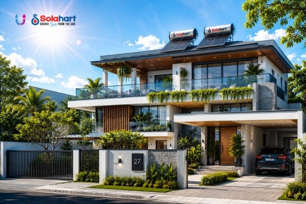 Pemanas Air Tenaga Matahari Semakin Menarik Perhatian dengan teknologi solar water heater yang mendukung kebutuhan air hangat modern