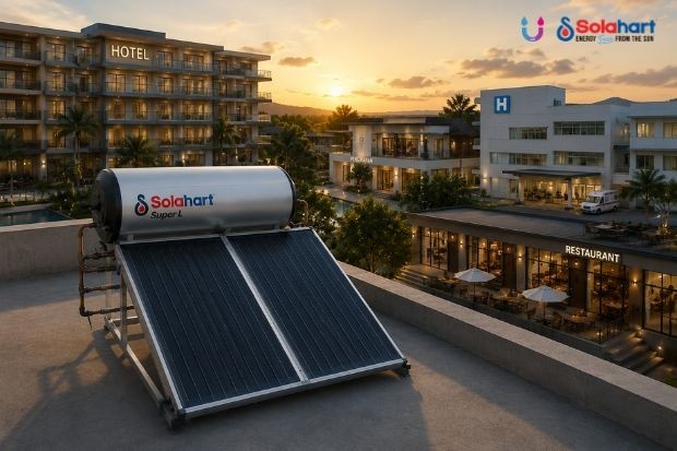 Solahart Super L untuk kebutuhan air panas komersial dan hunian skala besar